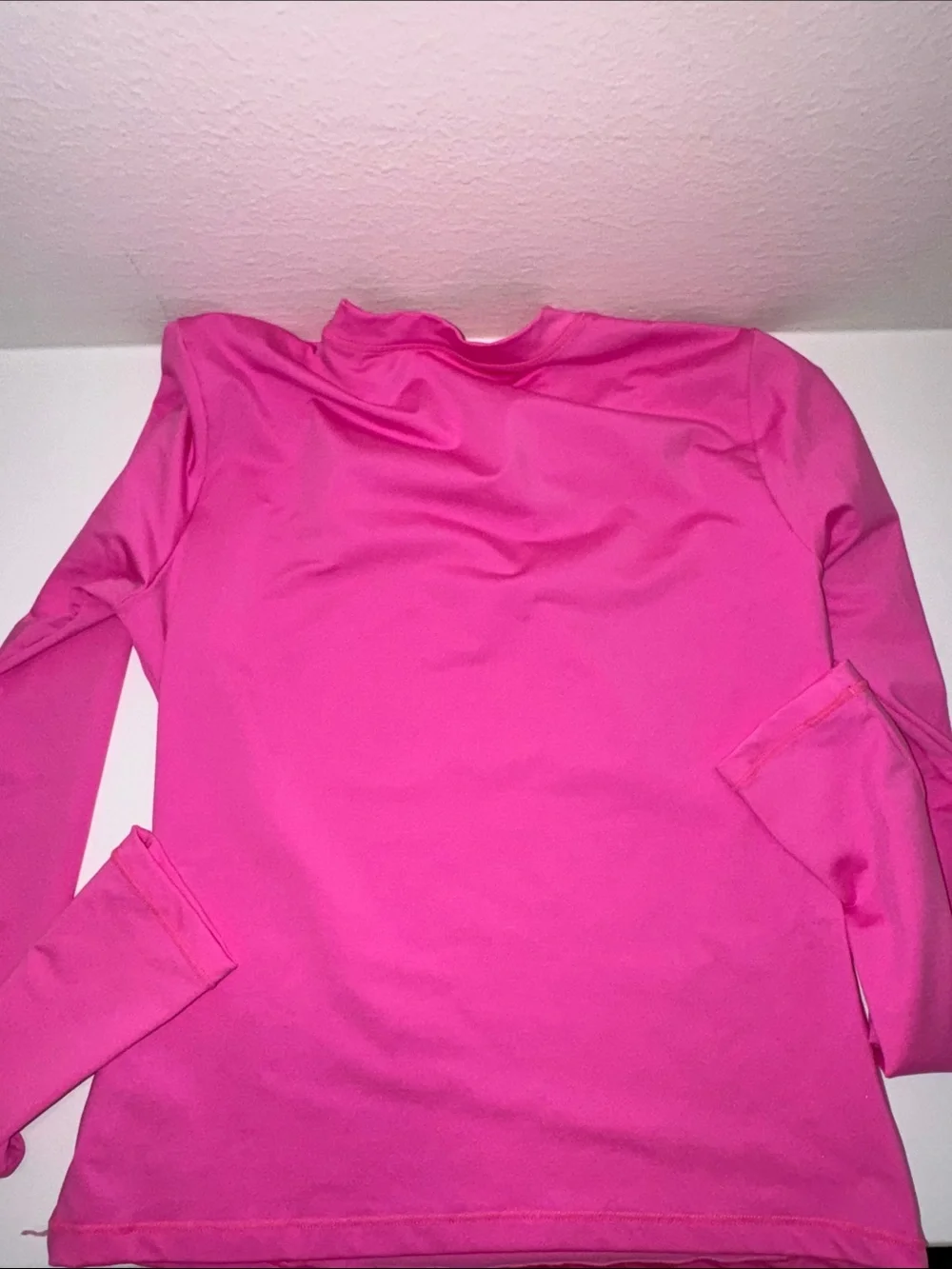 🔥SKIMS Longsleeve Swim in TAFFY Size MEDIUM